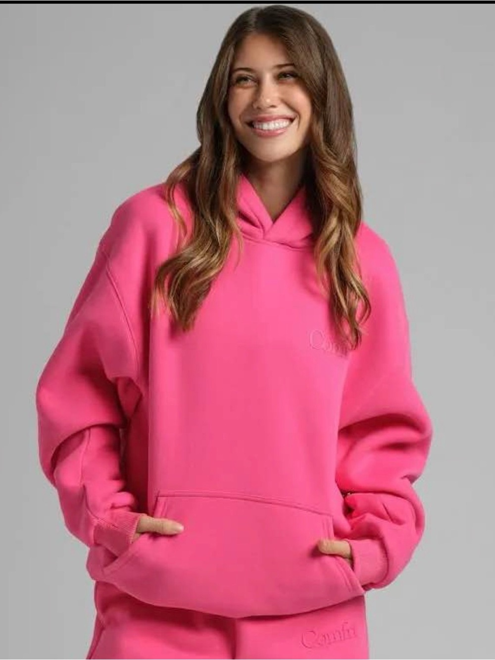 Women’s Cozy Oversized Comfort Pink Hoodie